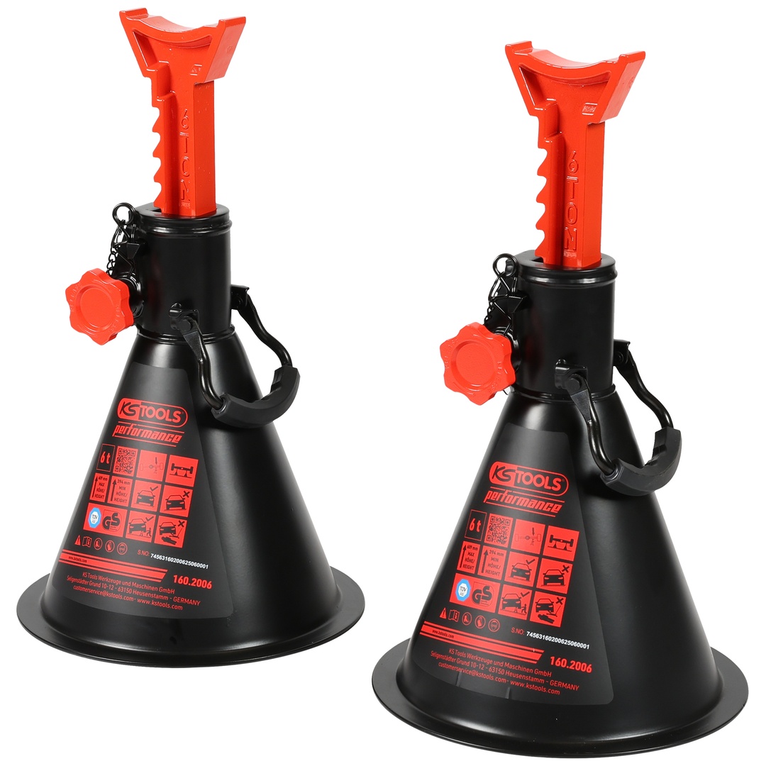 KS Tools performance Unterstellbock, 6 t, paarweise