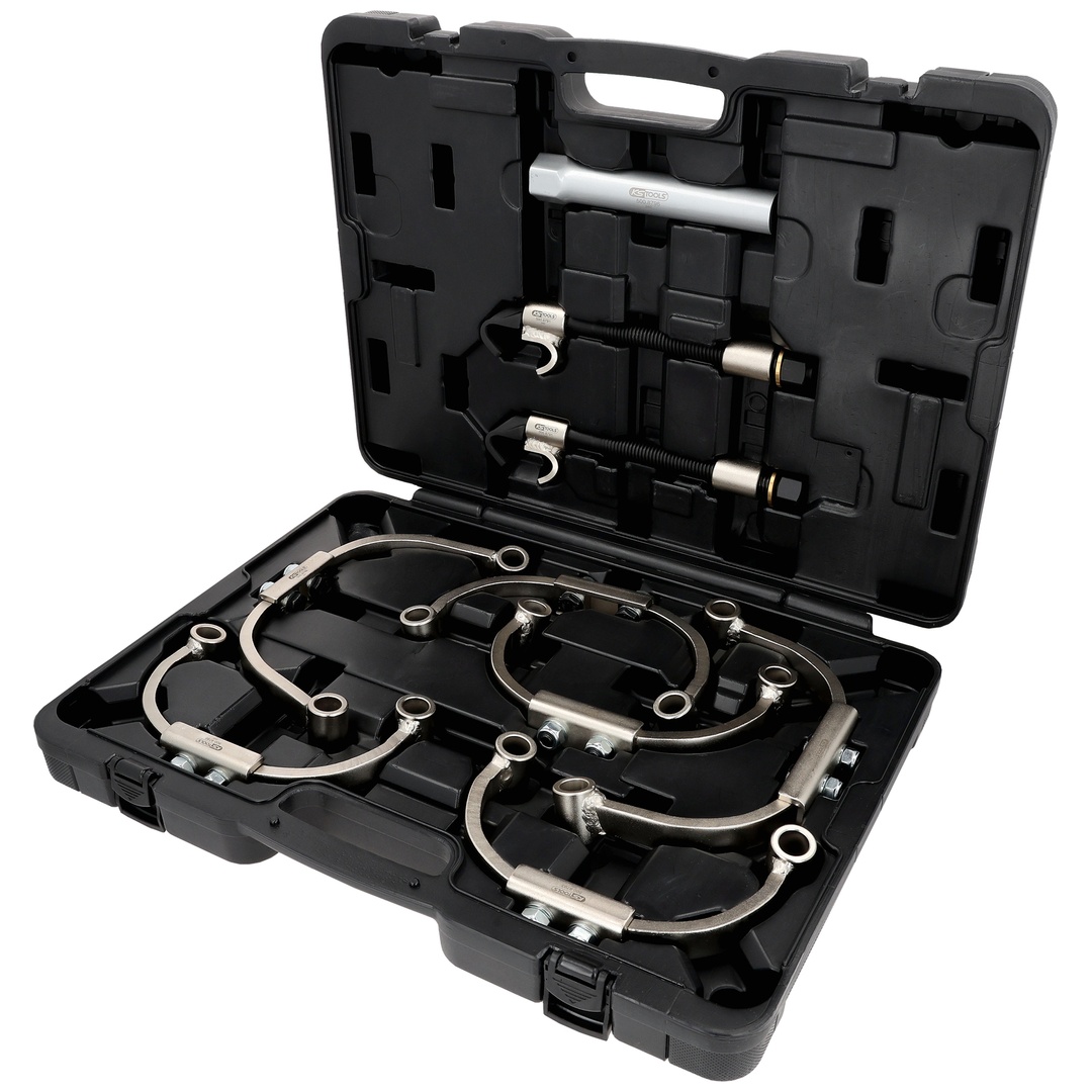 KS Tools Universal McPherson Federspanner-Satz mit Sicherheitsbügel, 9-tlg