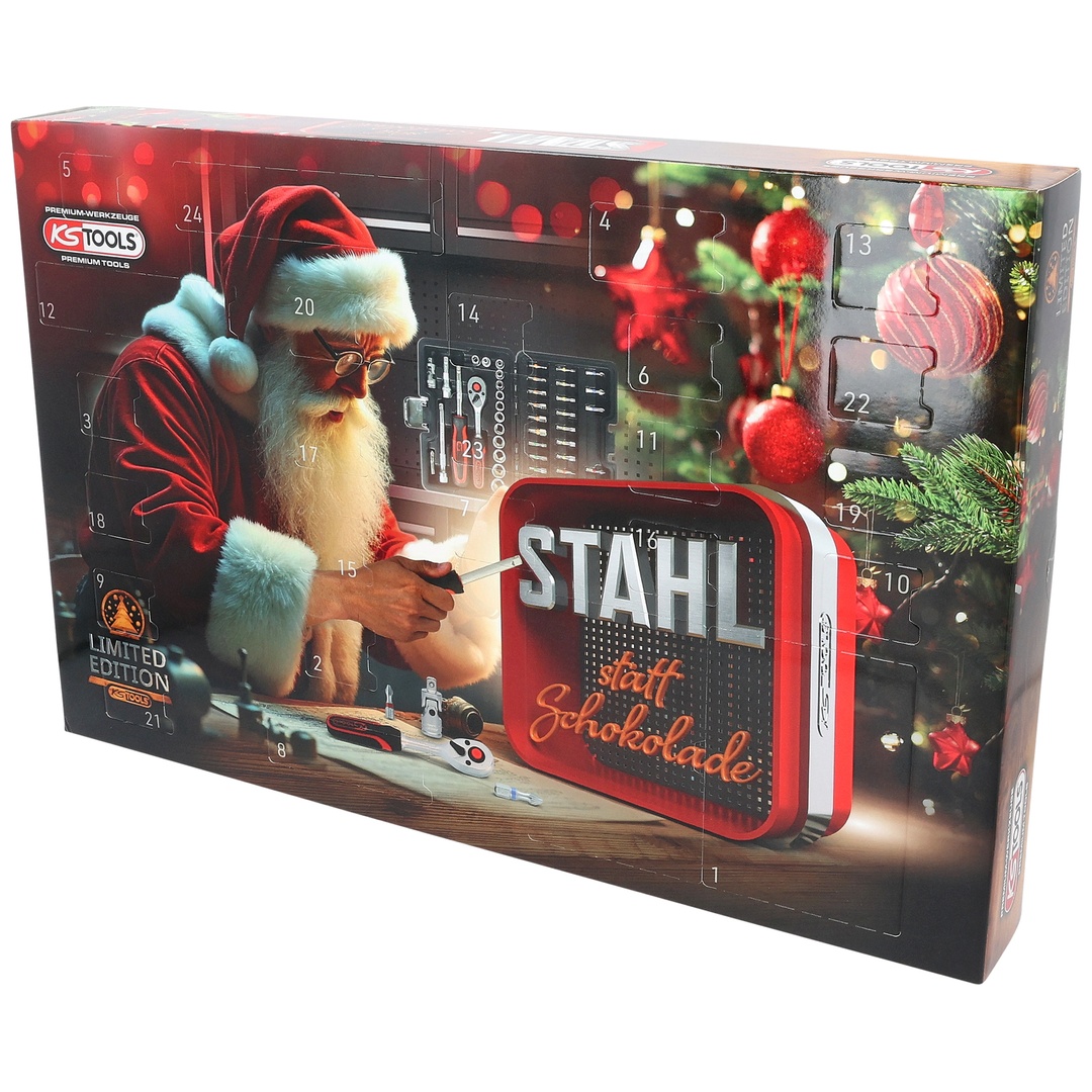 KS Tools Adventskalender, 1/4 Torsions-Bit-Satz, 46-tlg