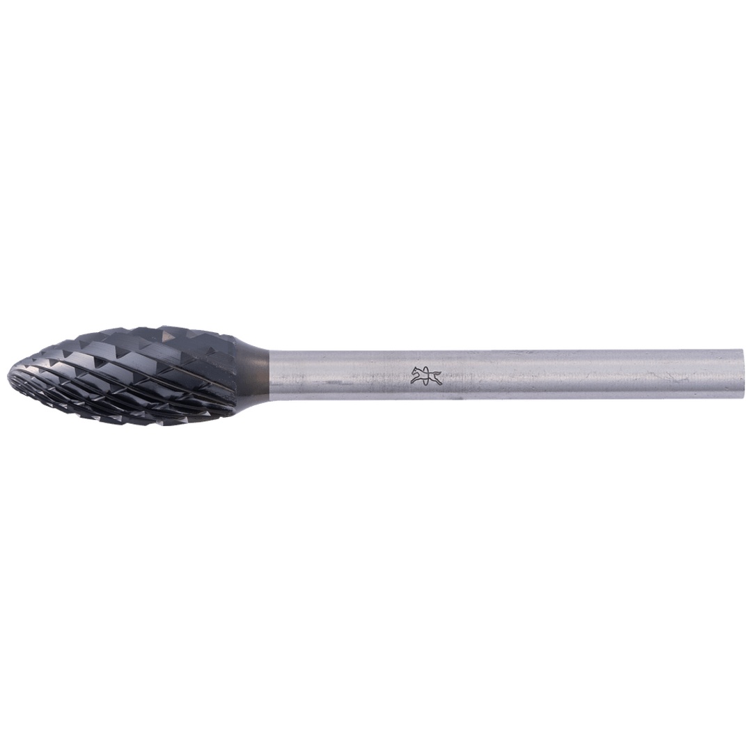 PFERD TOOLS Hartmetall Hochleistungsfrässtift Flamme B Ø 06x13mm Schaft-Ø 3mm Z3P HICOAT beschichtet universal mittel kreuzverzahnt