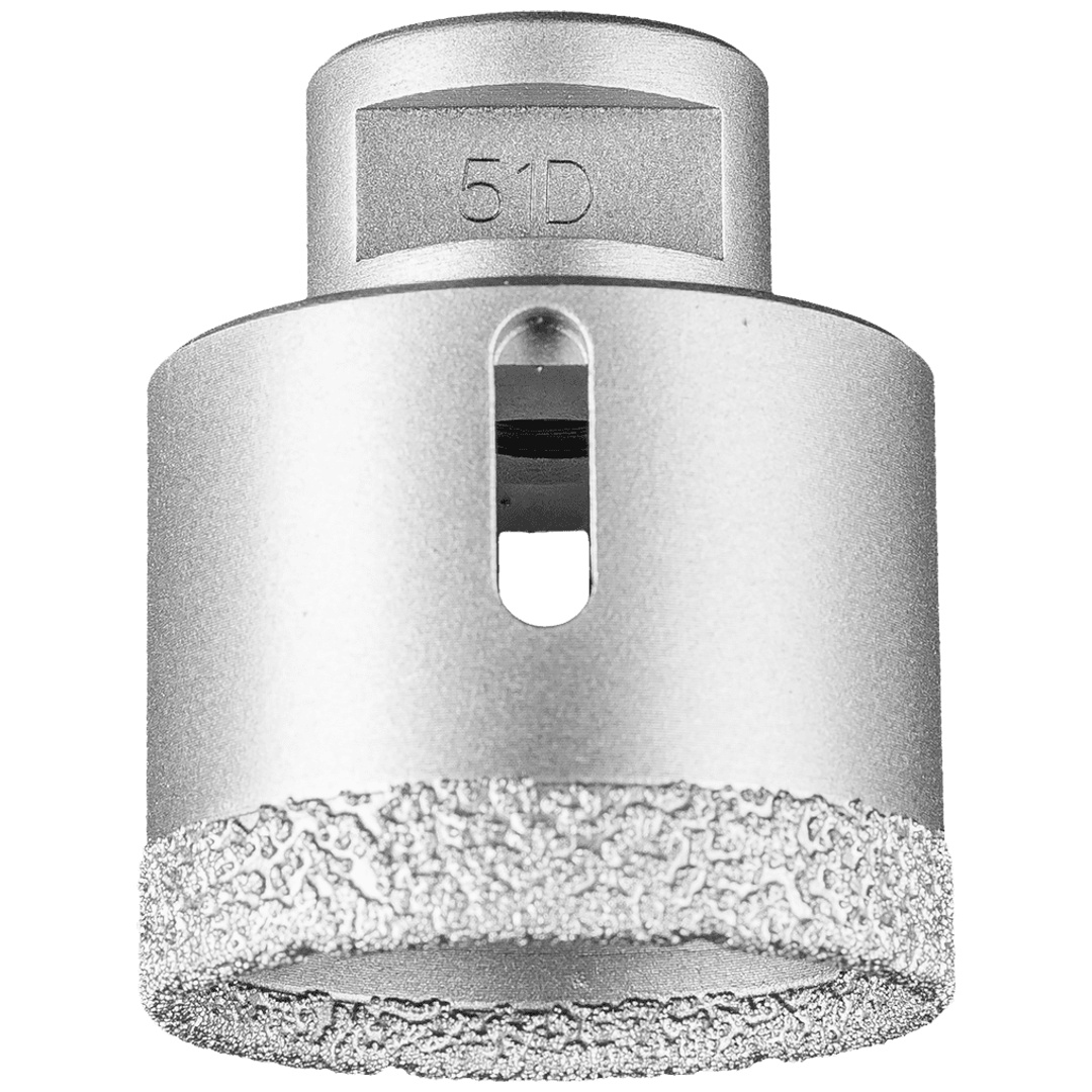 PFERD TOOLS Diamant-Trockenbohrer DCD FL Ø51 mm M14 für Fliesen (Winkelschleifer)