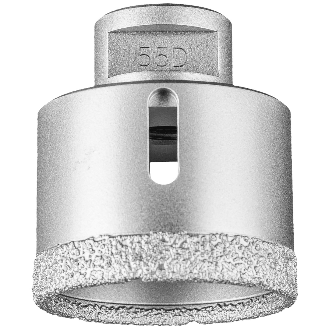 PFERD TOOLS Diamant-Trockenbohrer DCD FL Ø55 mm M14 für Fliesen (Winkelschleifer)