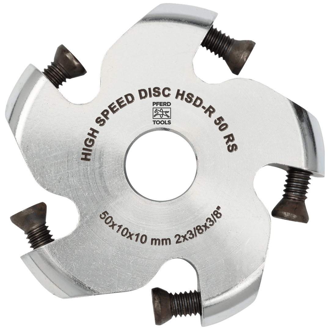 PFERD TOOLS Hochleistungsfrässcheibe ALUMASTER HSD-R Ø 50mm RS für den Robotereinsatz Alu Bearbeitung HICOAT beschichtet