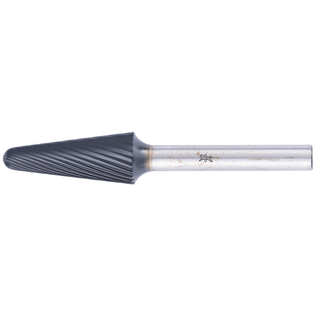 PFERD TOOLS Hartmetall Hochleistungsfrässtift Rundbogen KEL Ø 12x30mm Schaft-Ø 6mm Z3 HICOAT beschichtet universal mittel