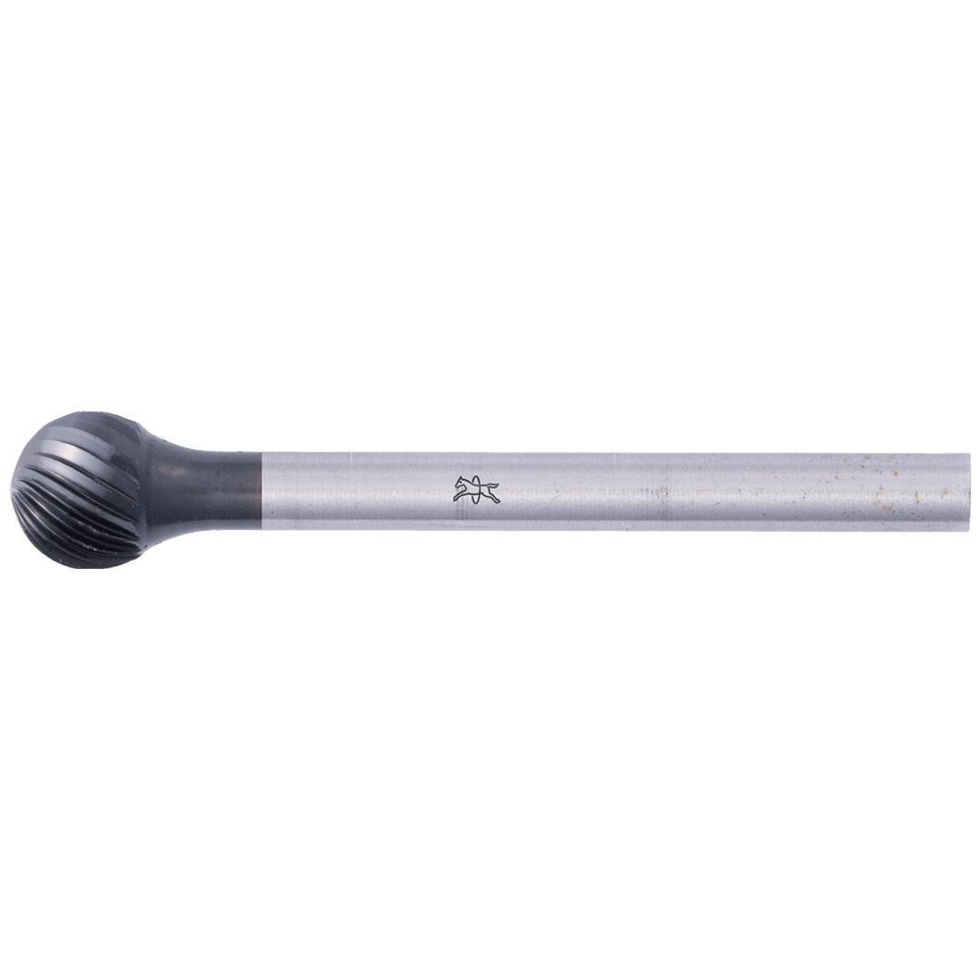 PFERD TOOLS Hartmetall Hochleistungsfrässtift Kugel KUD Ø 06x05mm Schaft-Ø 3mm Z5 HICOAT beschichtet universal fein