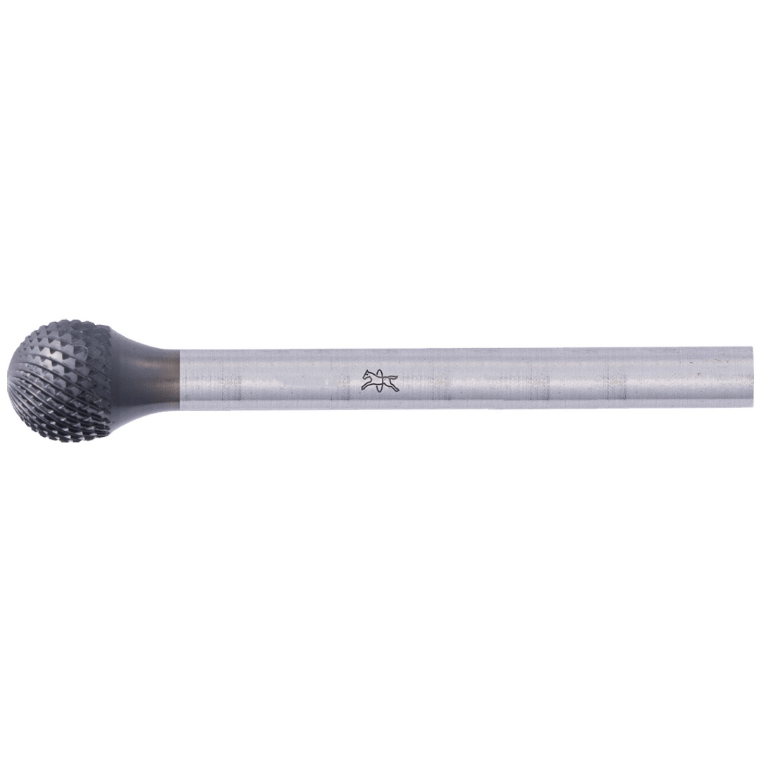 PFERD TOOLS Hartmetall Hochleistungsfrässtift MICRO Kugel KUD Ø 06x05mm Schaft-Ø 3mm HICOAT beschichtet für die Feinbearbeitung
