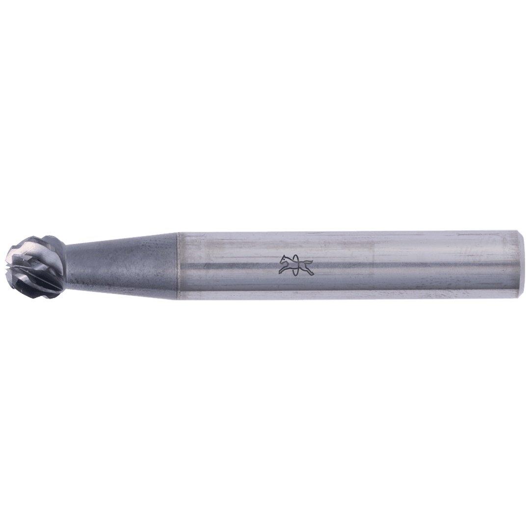 PFERD TOOLS Hartmetall Hochleistungsfrässtift ALLROUND Kugel KUD Ø 06x05mm Schaft-Ø 6mm HICOAT beschichtet für Stahl