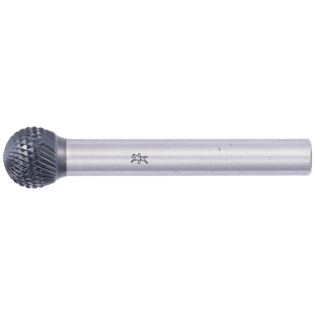 PFERD TOOLS Hartmetall Hochleistungsfrässtift MICRO Kugel KUD Ø 10x09mm Schaft-Ø 6mm HICOAT beschichtet für die Feinbearbeitung