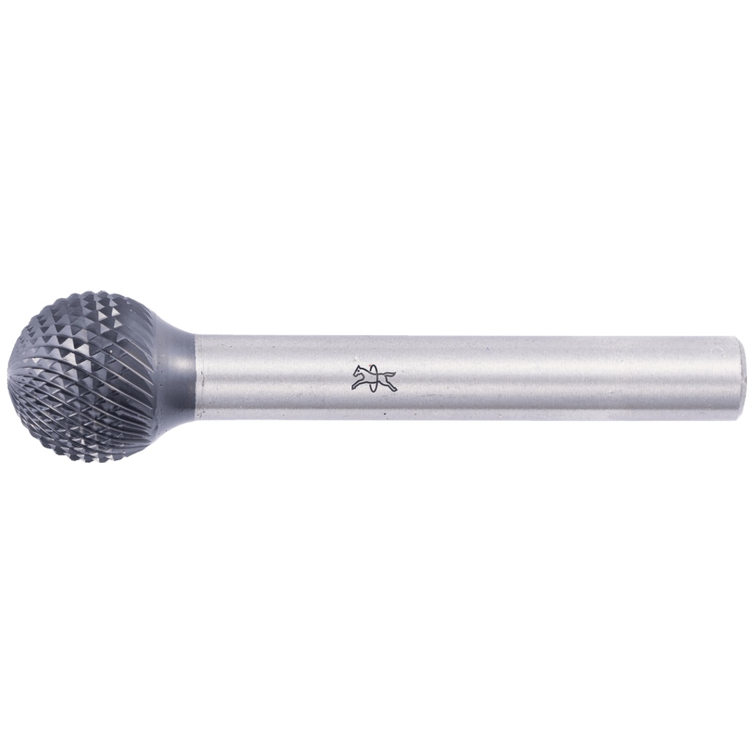 PFERD TOOLS Hartmetall Hochleistungsfrässtift MICRO Kugel KUD Ø 12x10mm Schaft-Ø 6mm HICOAT beschichtet für die Feinbearbeitung