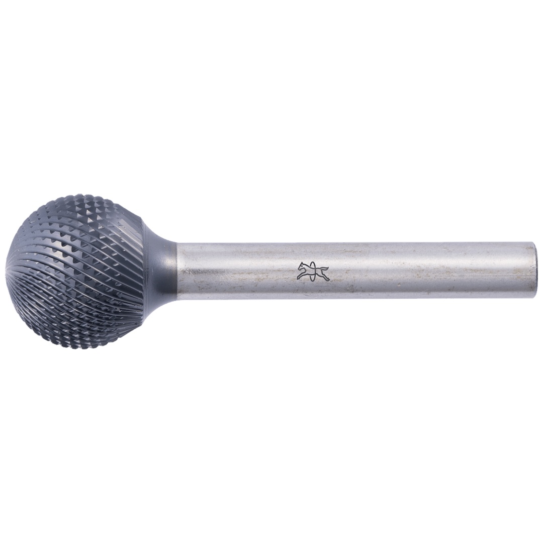 PFERD TOOLS Hartmetall Hochleistungsfrässtift MICRO Kugel KUD Ø 16x14mm Schaft-Ø6mm HICOAT beschichtet für die Feinbearbeitung