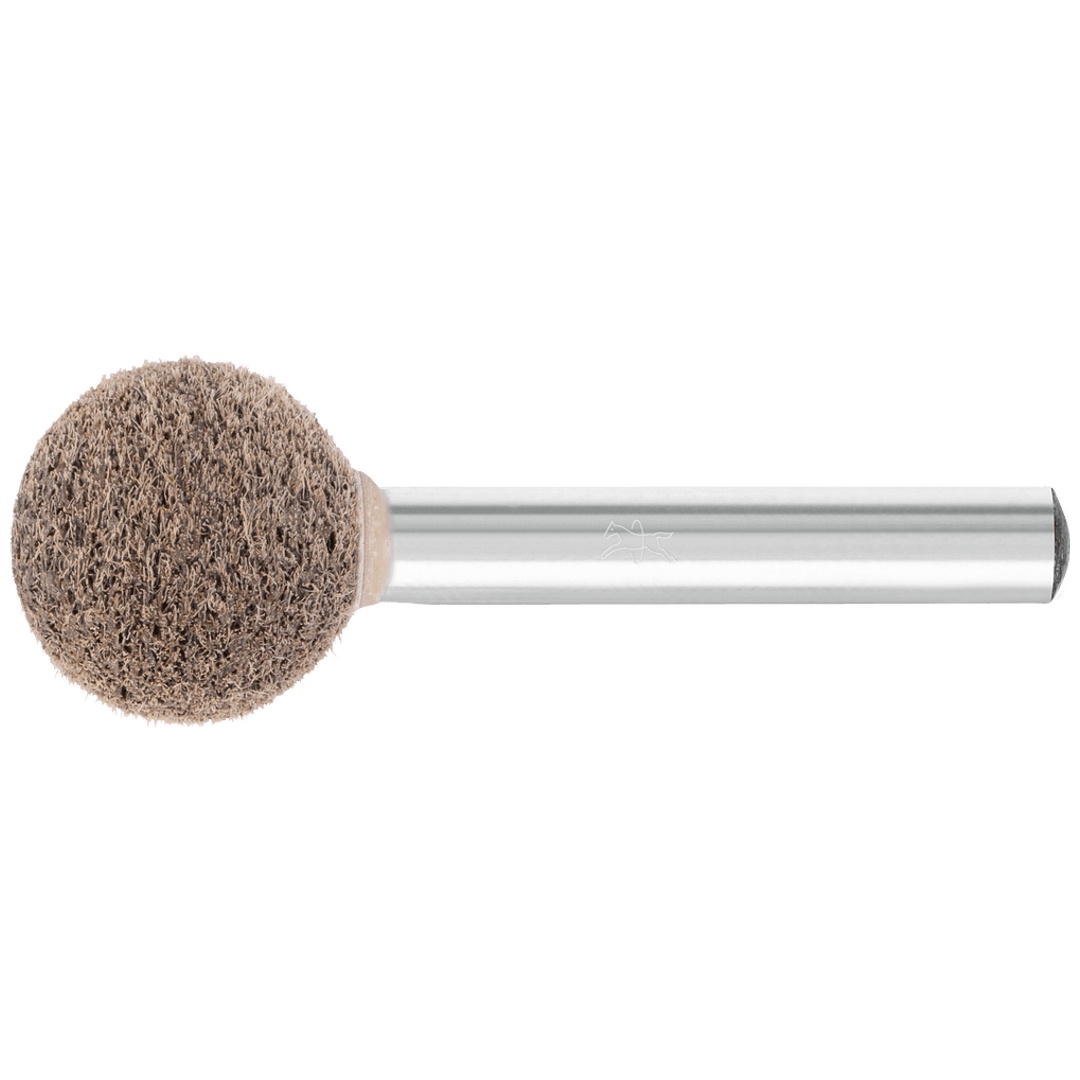 PFERD TOOLS POLINOX verpresster Vlies-Schleifstift Kugelform PNER Ø 20 mm Schaft-Ø 6mm Hart A Grob für Finish