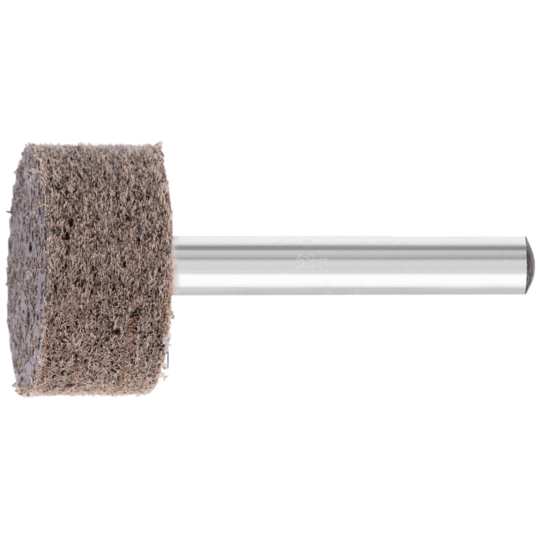 PFERD TOOLS POLINOX verpresster Vlies-Schleifstift Zylinderform PNER Ø 25x13 mm Schaft-Ø 6mm Mittelweich A Fein für Finish