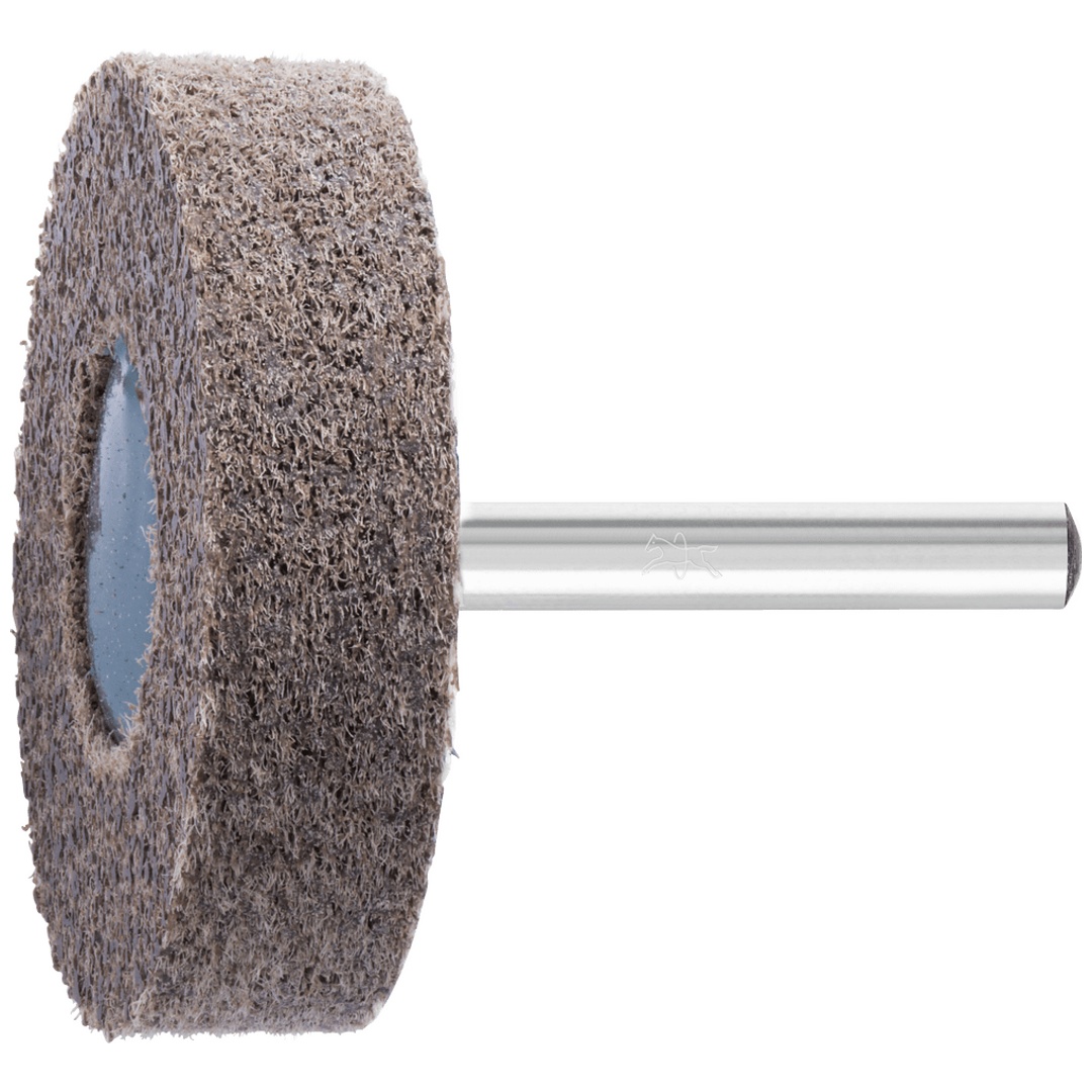 PFERD TOOLS POLINOX verpresster Vlies-Schleifstift Zylinderform PNER Ø 50x13 mm Schaft-Ø 6mm Weich A Fein für Finish