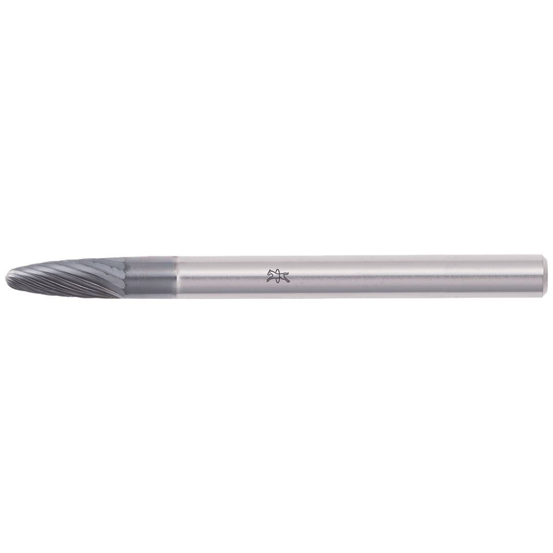 PFERD TOOLS Hartmetall Hochleistungsfrässtift Rundbogen RBF Ø 03x07mm Schaft-Ø 3mm Z5 HICOAT beschichtet universal fein