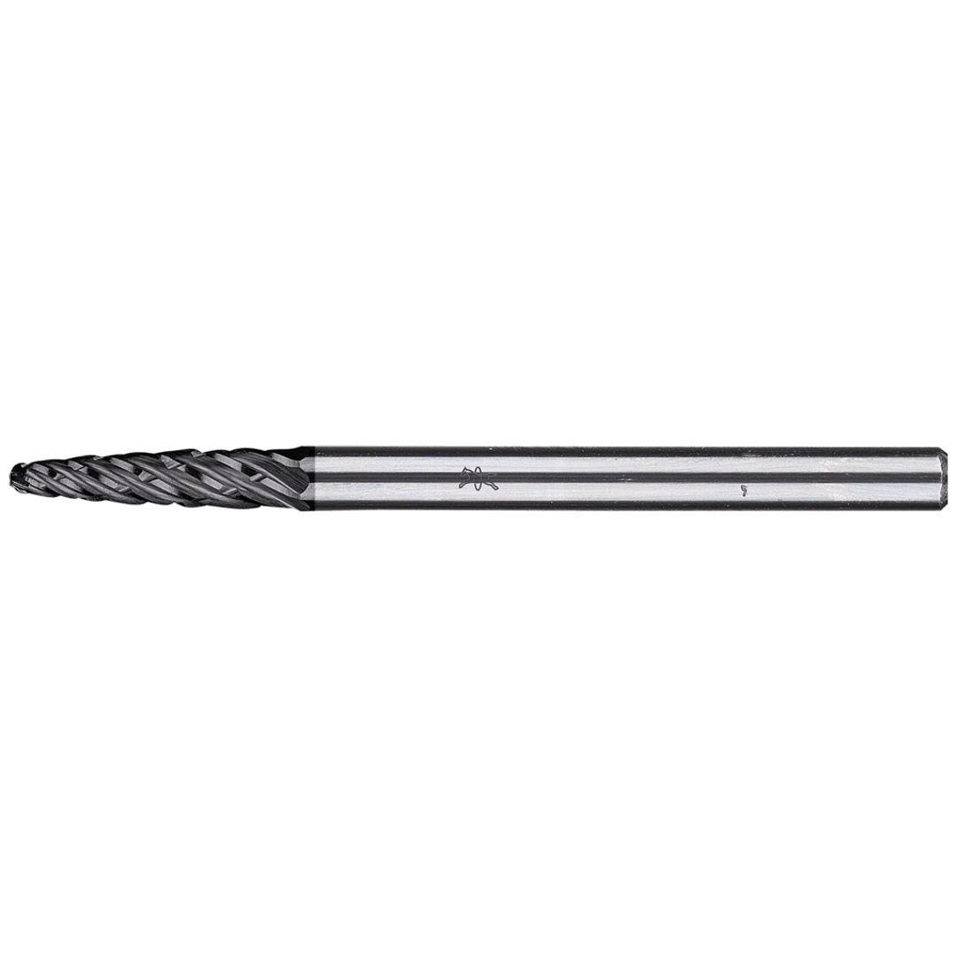 PFERD TOOLS Hartmetall Hochleistungsfrässtift ALLROUND Rundbogen RBF Ø 03x13mm Schaft-Ø 3mm HICOAT beschichtet für Stahl