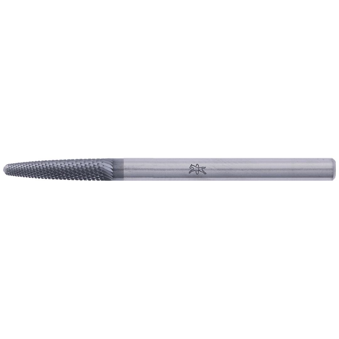 PFERD TOOLS Hartmetall Hochleistungsfrässtift MICRO Rundbogen RBF Ø 03x13mm Schaft-Ø 3mm HICOAT beschichtet für die Feinbearbeitung