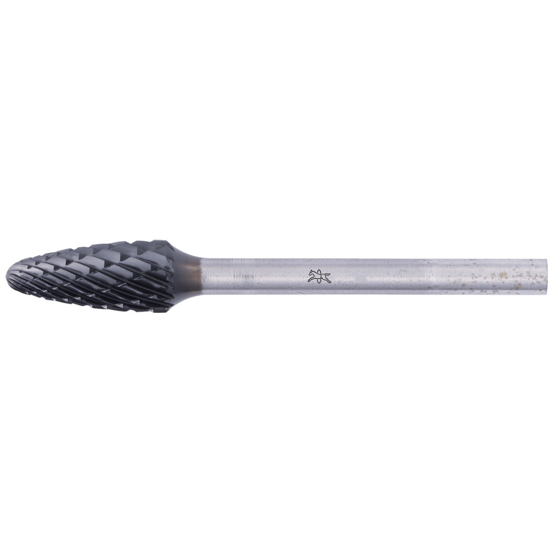 PFERD TOOLS Hartmetall Hochleistungsfrässtift Rundbogen RBF Ø 06x13mm Schaft-Ø 3mm Z3P HICOAT beschichtet universal mittel kreuzverzahnt