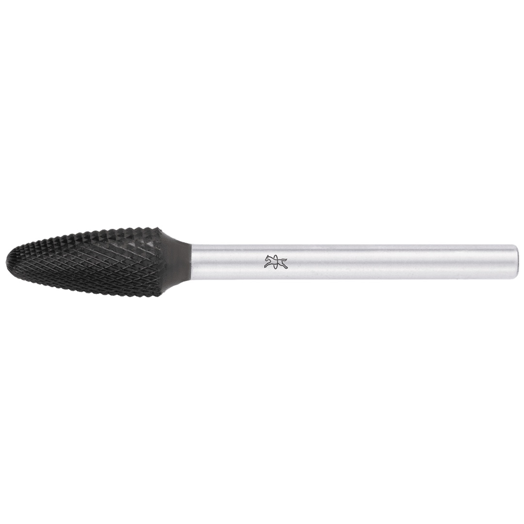 PFERD TOOLS Hartmetall Hochleistungsfrässtift MICRO Rundbogen RBF Ø 06x13mm Schaft-Ø 3mm HICOAT beschichtet für die Feinbearbeitung
