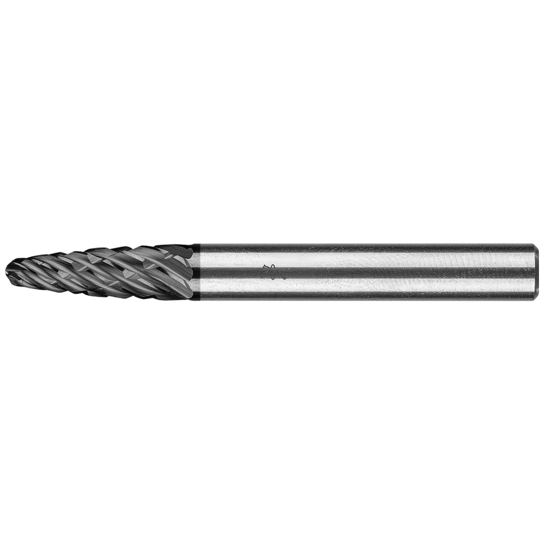 PFERD TOOLS Hartmetall Hochleistungsfrässtift ALLROUND Rundbogen RBF Ø 06x18mm Schaft-Ø 6mm HICOAT beschichtet für Stahl