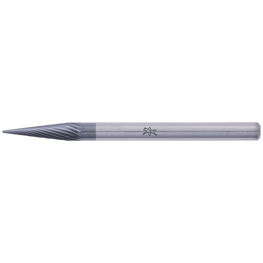 PFERD TOOLS Hartmetall Hochleistungsfrässtift Spitzkegel SKM Ø 03x11mm Schaft-Ø 3mm Z5 HICOAT beschichtet universal fein