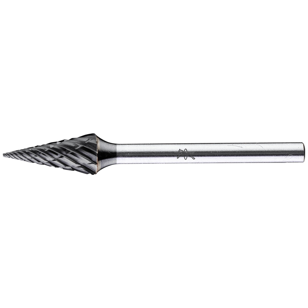PFERD TOOLS Hartmetall Hochleistungsfrässtift ALLROUND Spitzkegel SKM Ø 06x13mm Schaft-Ø 3mm HICOAT beschichtet für Stahl
