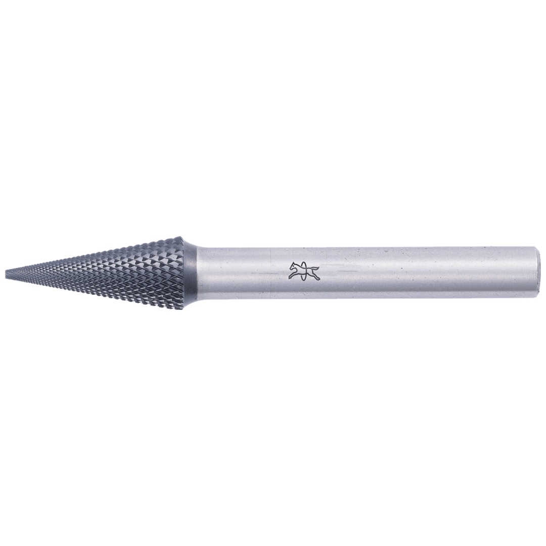PFERD TOOLS Hartmetall Hochleistungsfrässtift MICRO Spitzkegel SKM Ø 08x20mm Schaft-Ø 6mm HICOAT beschichtet für die Feinbearbeitung