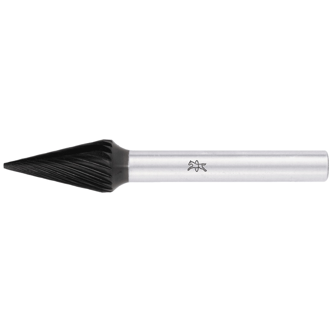 PFERD TOOLS Hartmetall Hochleistungsfrässtift Spitzkegel SKM Ø 10x20mm Schaft-Ø 6mm Z3 HICOAT beschichtet universal mittel