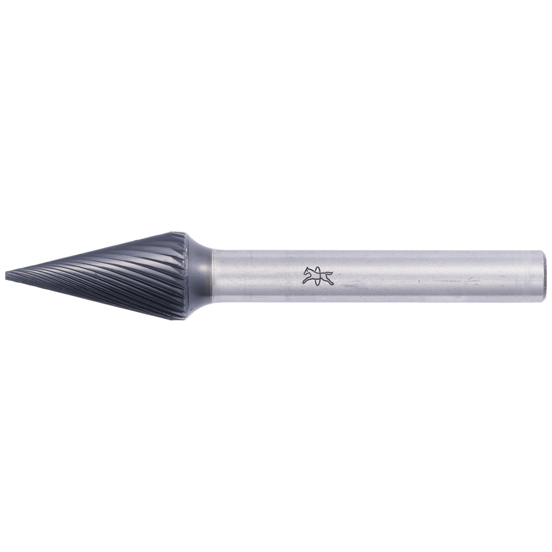 PFERD TOOLS Hartmetall Hochleistungsfrässtift Spitzkegel SKM Ø 12x25mm Schaft-Ø 6mm Z5 HICOAT beschichtet universal fein