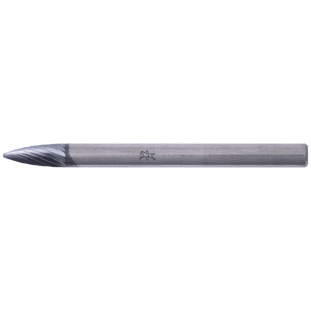 PFERD TOOLS Hartmetall Hochleistungsfrässtift Spitzbogen SPG Ø 03x07mm Schaft-Ø 3mm Z5 HICOAT beschichtet universal fein