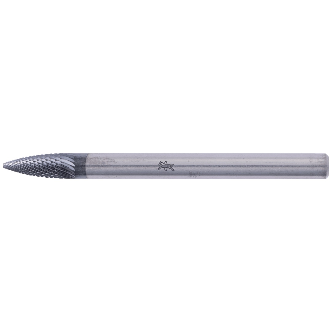 PFERD TOOLS Hartmetall Hochleistungsfrässtift MICRO Spitzbogen SPG Ø 03x07mm Schaft-Ø 3mm HICOAT beschichtet für die Feinbearbeitung