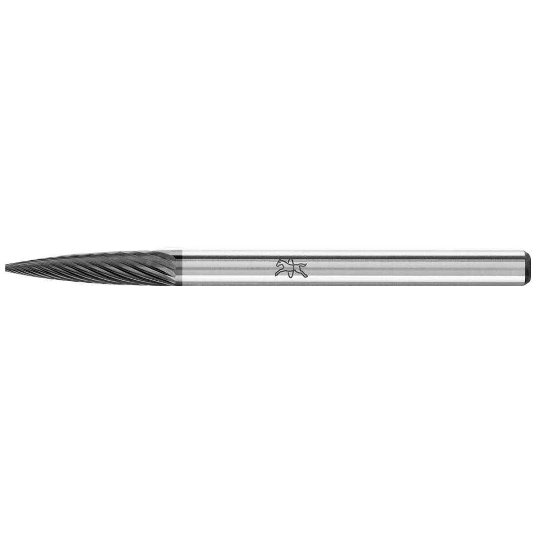 PFERD TOOLS Hartmetall Hochleistungsfrässtift Spitzbogen SPG Ø 03x13mm Schaft-Ø 3mm Z3P HICOAT beschichtet universal mittel kreuzverzahnt