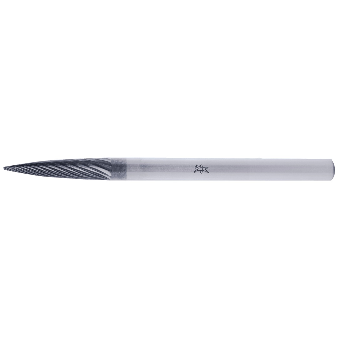 PFERD TOOLS Hartmetall Hochleistungsfrässtift Spitzbogen SPG Ø 03x13mm Schaft-Ø 3mm Z5 HICOAT beschichtet universal fein