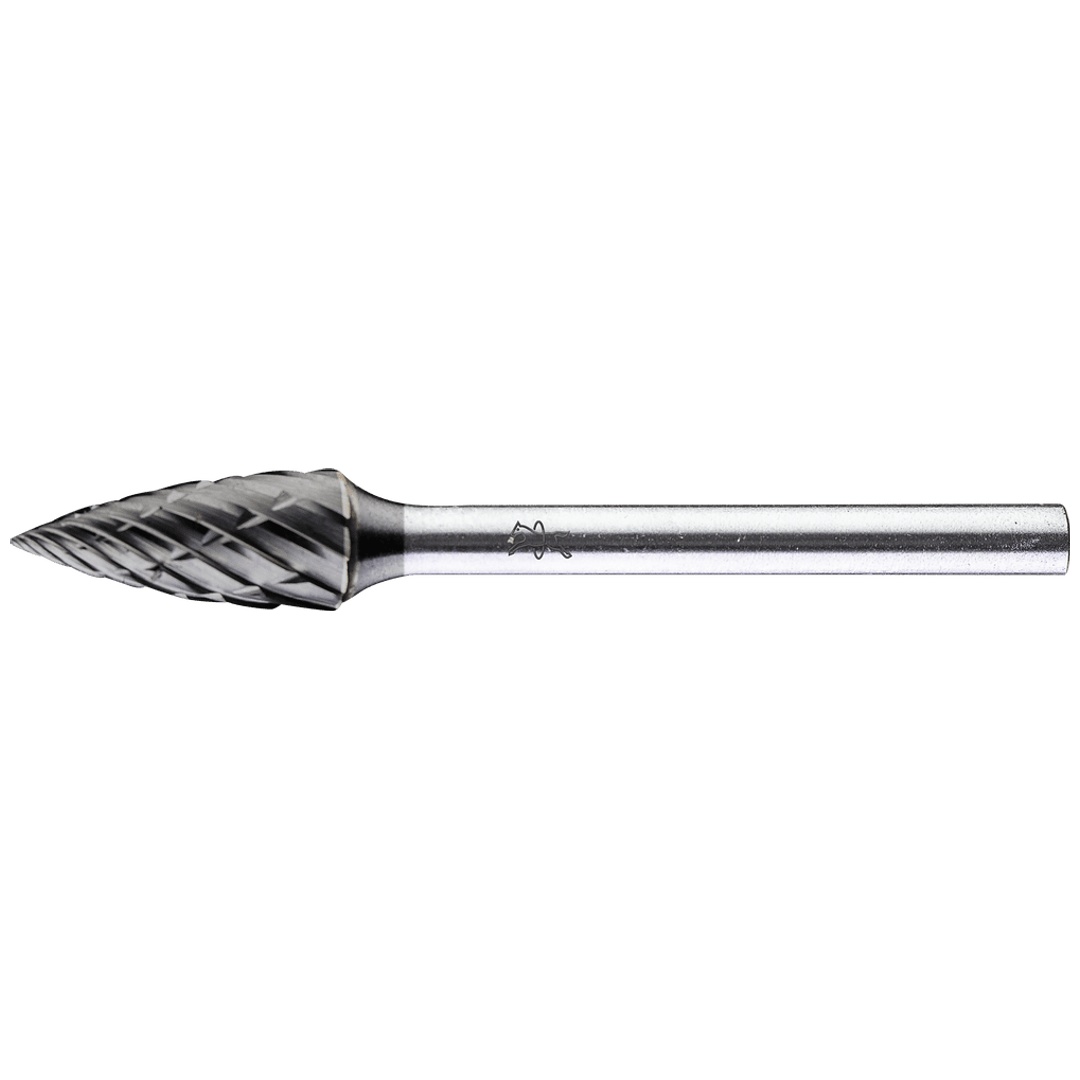 PFERD TOOLS Hartmetall Hochleistungsfrässtift ALLROUND Spitzbogen SPG Ø 06x13mm Schaft-Ø 3mm HICOAT beschichtet für Stahl