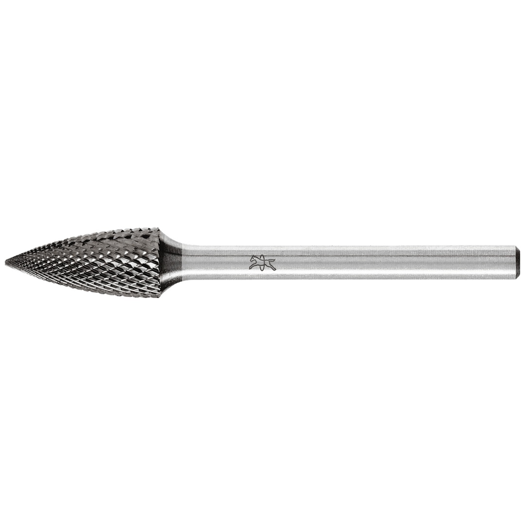 PFERD TOOLS Hartmetall Hochleistungsfrässtift MICRO Spitzbogen SPG Ø 06x13mm Schaft-Ø 3mm HICOAT beschichtet für die Feinbearbeitung