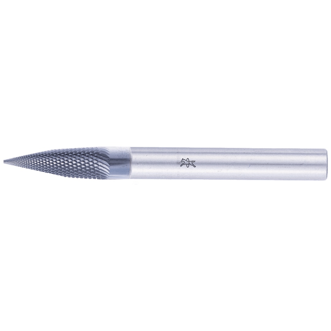 PFERD TOOLS Hartmetall Hochleistungsfrässtift MICRO Spitzbogen SPG Ø 06x18mm Schaft-Ø 6mm HICOAT beschichtet für die Feinbearbeitung