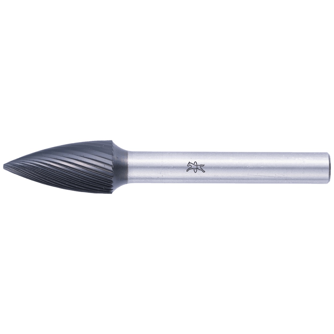 PFERD TOOLS Hartmetall Hochleistungsfrässtift Spitzbogen SPG Ø 10x20mm Schaft-Ø 6mm Z5 HICOAT beschichtet universal fein