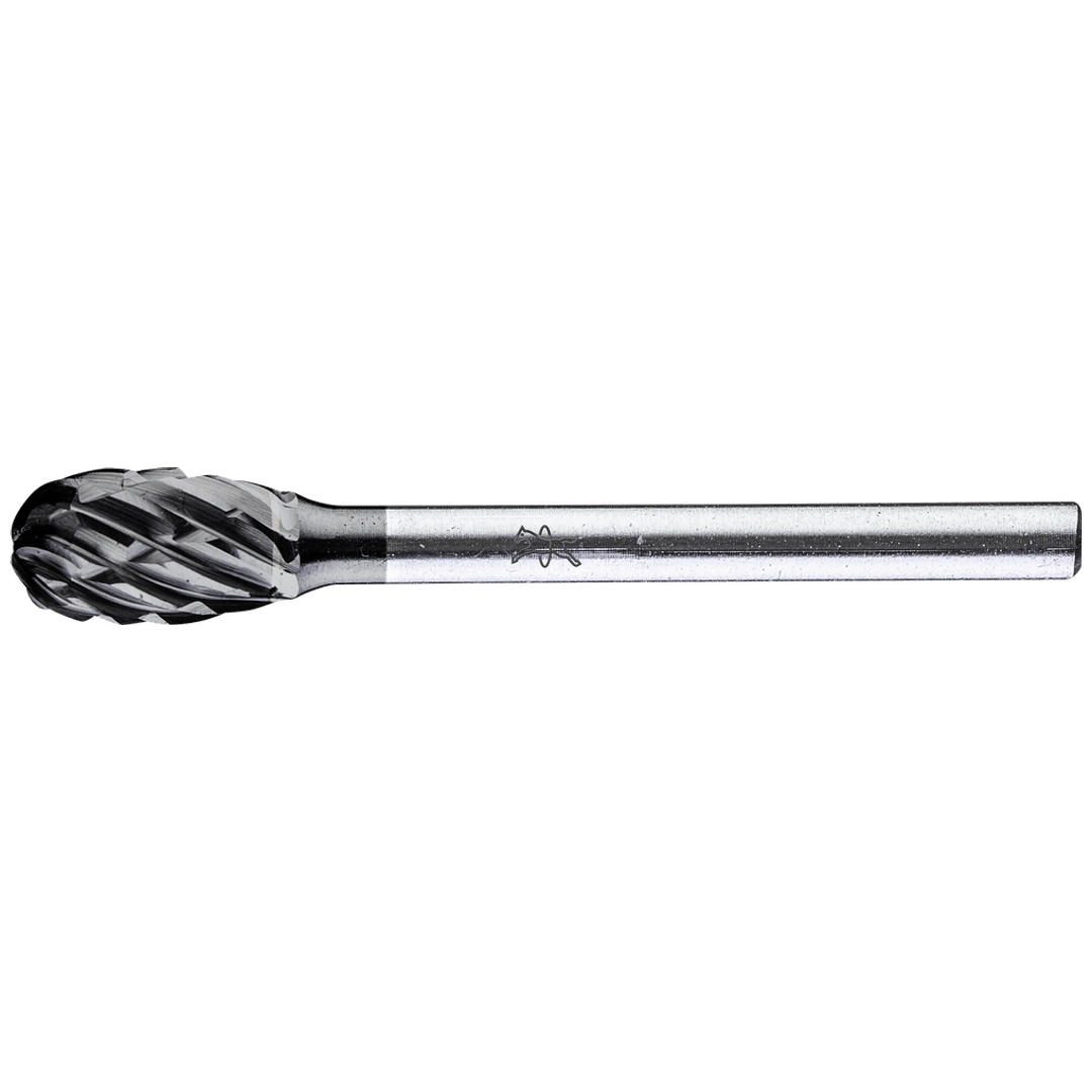 PFERD TOOLS Hartmetall Hochleistungsfrässtift ALLROUND Tropfen TRE Ø 06x10mm Schaft-Ø 3mm HICOAT beschichtet für Stahl