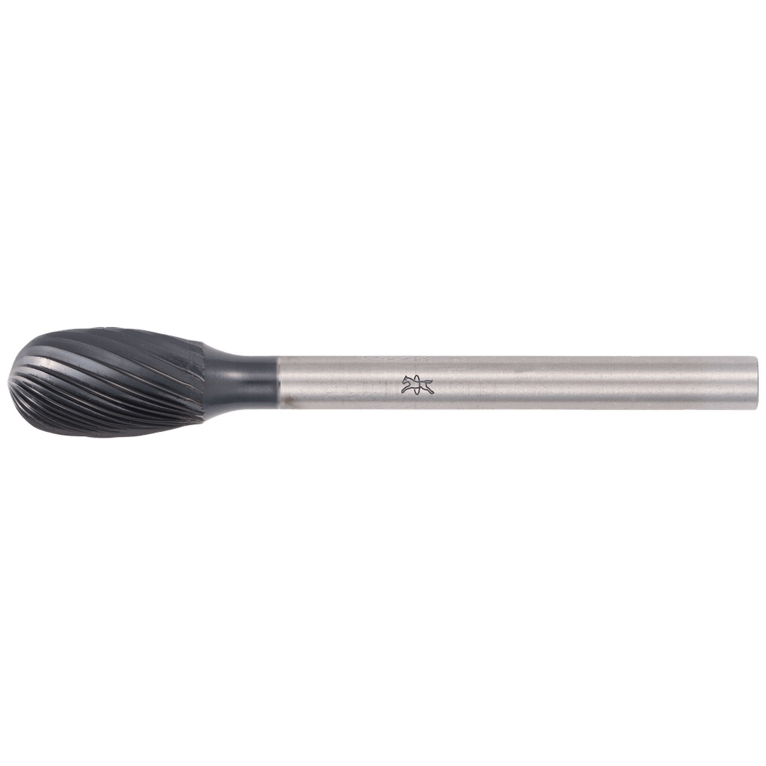 PFERD TOOLS Hartmetall Hochleistungsfrässtift Tropfen TRE Ø 06x10mm Schaft-Ø 3mm Z5 HICOAT beschichtet universal fein