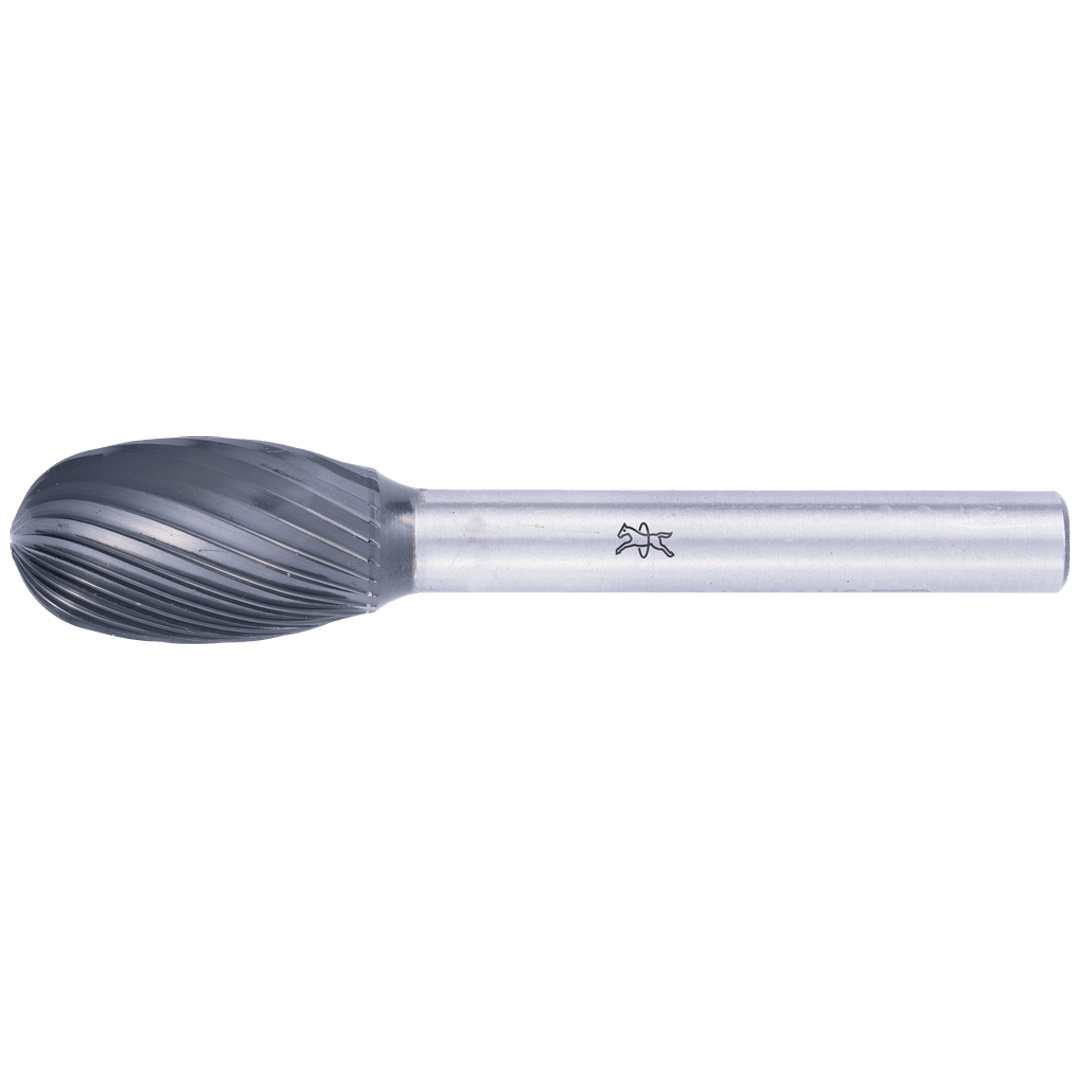 PFERD TOOLS Hartmetall Hochleistungsfrässtift Tropfen TRE Ø 12x20mm Schaft-Ø 6mm Z3 HICOAT beschichtet universal mittel