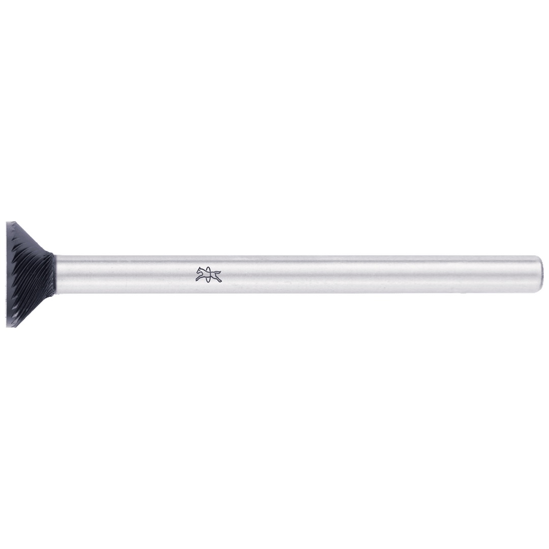 PFERD TOOLS Hartmetall Hochleistungsfrässtift Winkelfrässtift WKN 16x06mm Schaft-Ø 6x75mm Z3 HICOAT beschichtet Anfas-/Entgratarbeiten Robotereinsatz