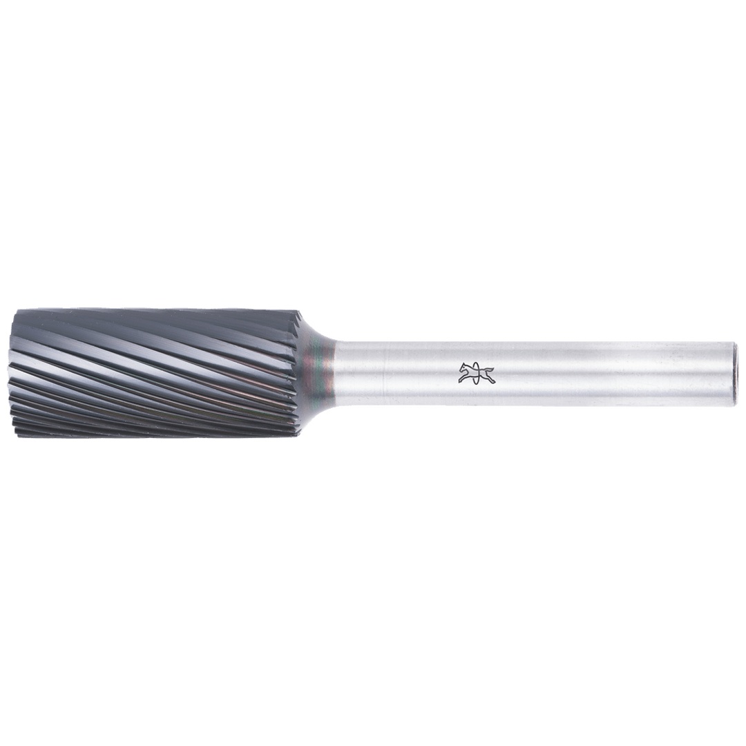 PFERD TOOLS Hartmetall Hochleistungsfrässtift Zylinder ZYA Ø 12x25mm Schaft-Ø 6mm Z3 HICOAT beschichtet universal mittel
