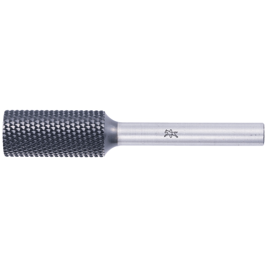 PFERD TOOLS Hartmetall Hochleistungsfrässtift MICRO Zylinder ZYA Ø 12x25mm Schaft-Ø 6mm HICOAT beschichtet für die Feinbearbeitung