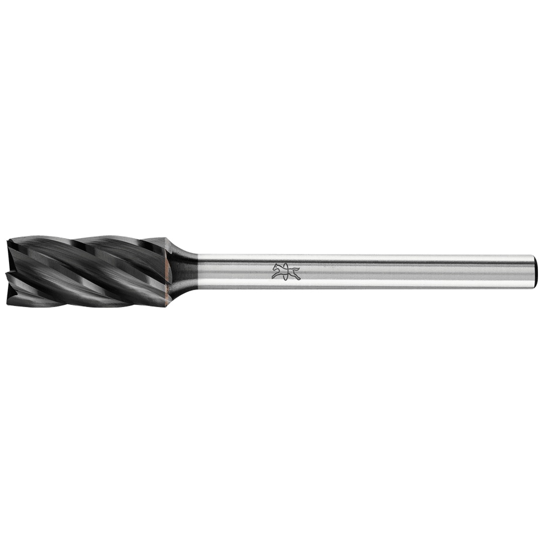 PFERD TOOLS Hartmetall Hochleistungsfrässtift ALU Zylinder ZYAS stirnverzahnt Ø 06x13mm Schaft-Ø 3mm HICOAT beschichtet für Alu/NE Metalle
