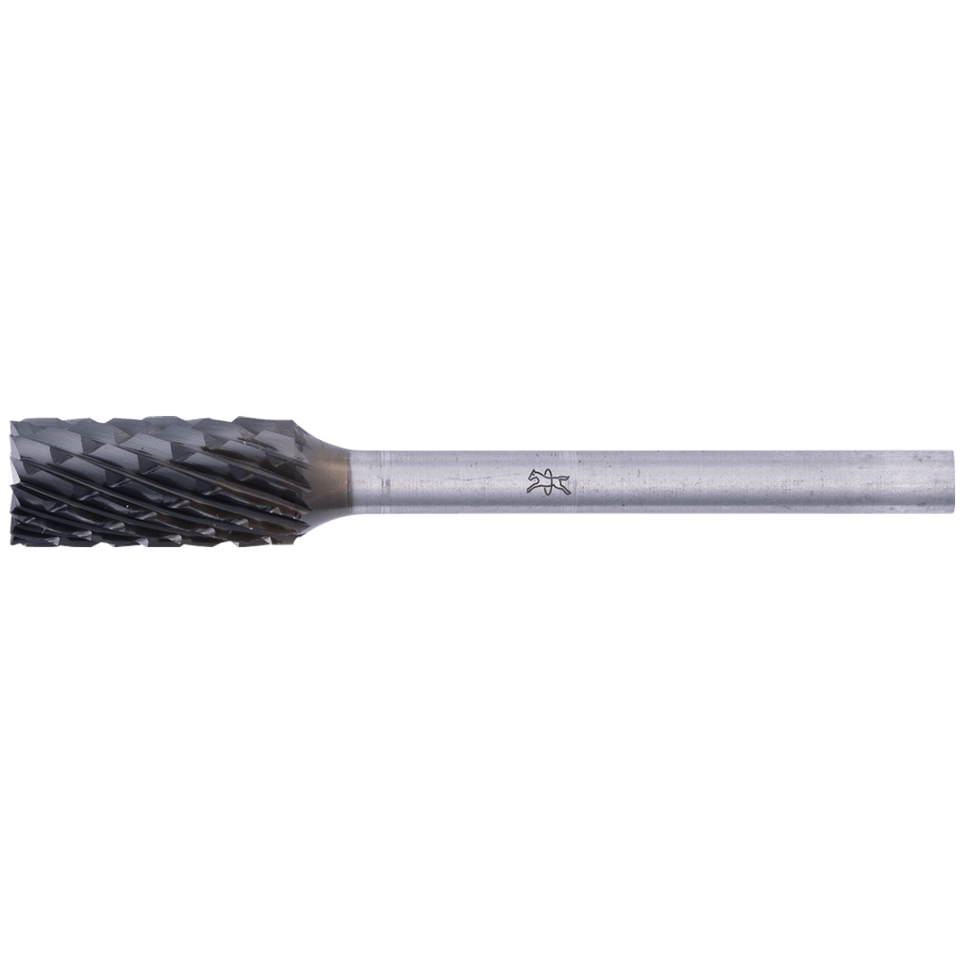 PFERD TOOLS Hartmetall Hochleistungsfrässtift Zylinder ZYAS stirnverzahnt Ø 06x13mm Schaft-Ø 3mm Z3P HICOAT besch. universal mittel kreuzverzahnt