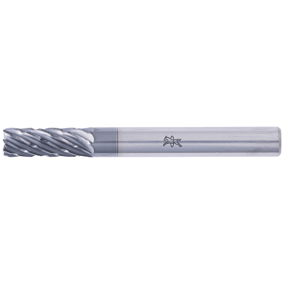 PFERD TOOLS Hartmetall Hochleistungsfrässtift ALLROUND Zylinder ZYAS stirnverzahnt Ø 06x16mm Schaft-Ø 6mm HICOAT beschichtet für Stahl