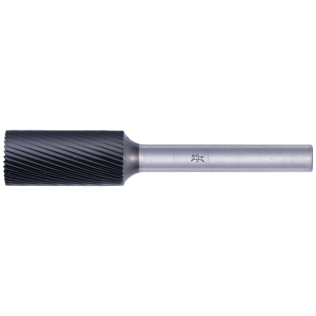 PFERD TOOLS Hartmetall Hochleistungsfrässtift Zylinder ZYAS stirnverzahnt Ø 12x25mm Schaft-Ø 6mm Z5 HICOAT beschichtet universal fein