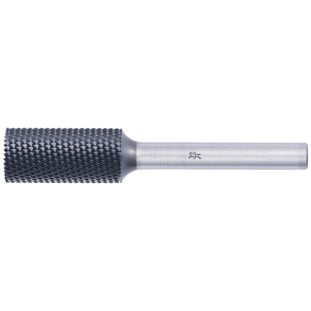 PFERD TOOLS Hartmetall Hochleistungsfrässtift MICRO Zylinder ZYAS stirnverzahnt Ø 12x25mm Schaft-Ø 6mm HICOAT beschichtet für die Feinbearbeitung
