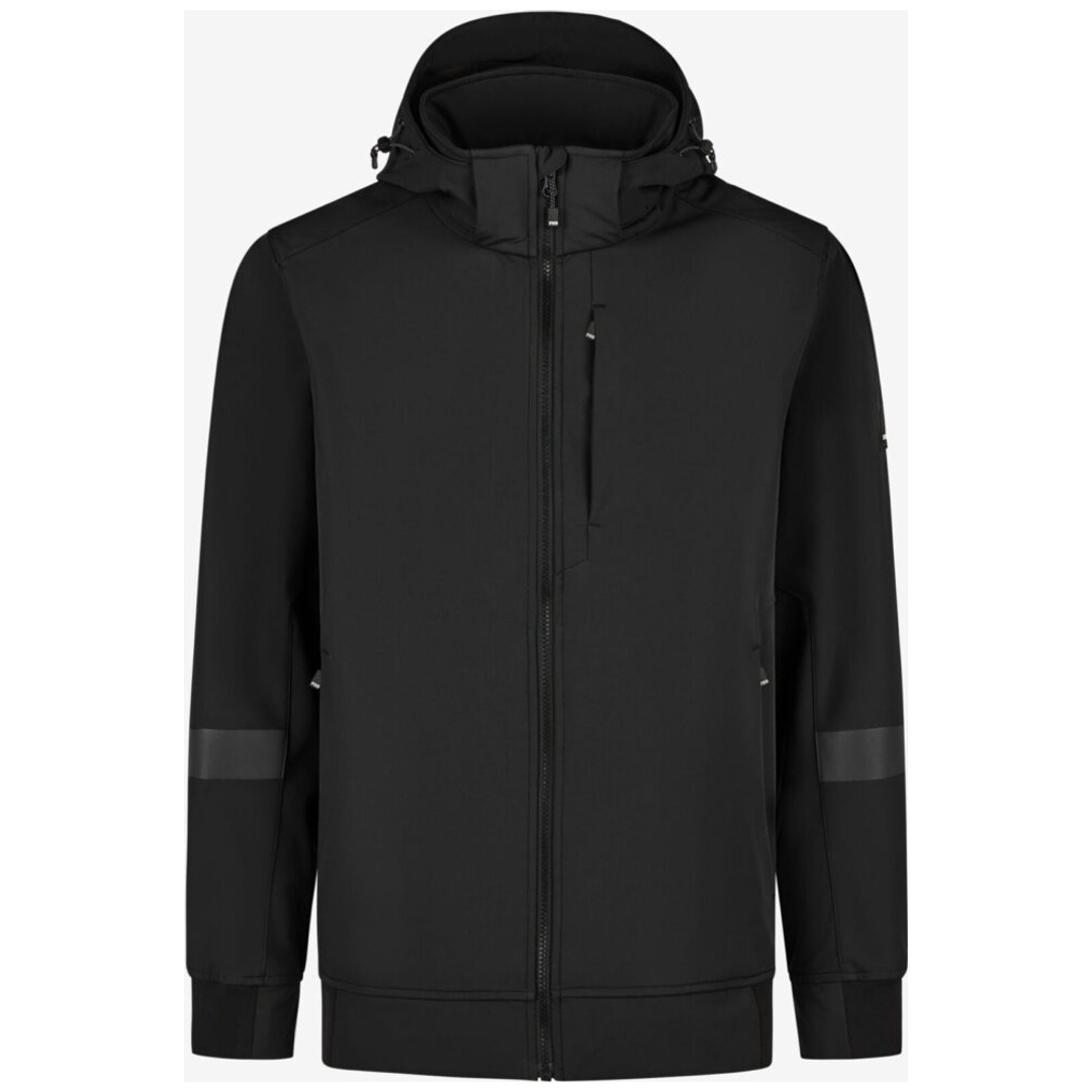 FHB Softshell-Jacke FALKO 79301 Gr. M schwarz