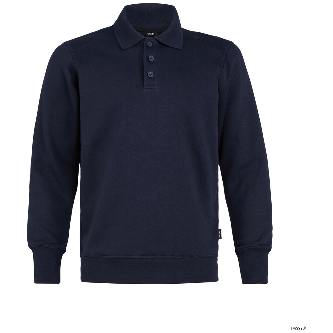 Dassy Poloshirt langarm LUCID 550002 COPESRE18 Gr. 2XL nachtblau