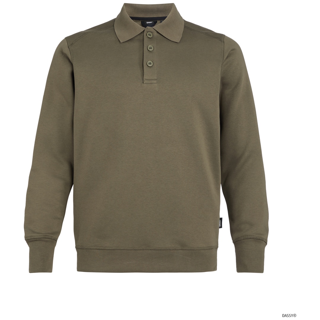 Dassy Poloshirt langarm LUCID 550002 COPESRE18 Gr. 2XL khakigrün